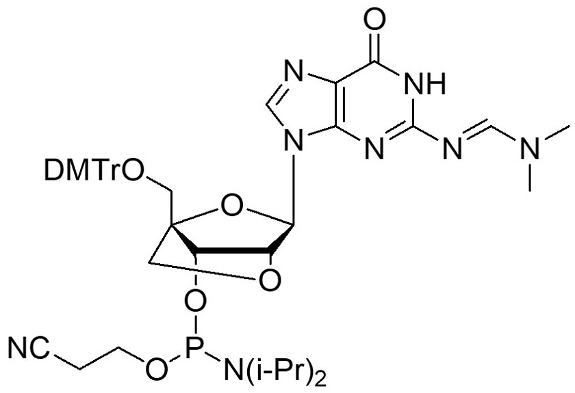 5'-ODMT-LNA N-dmf guanosine amidite